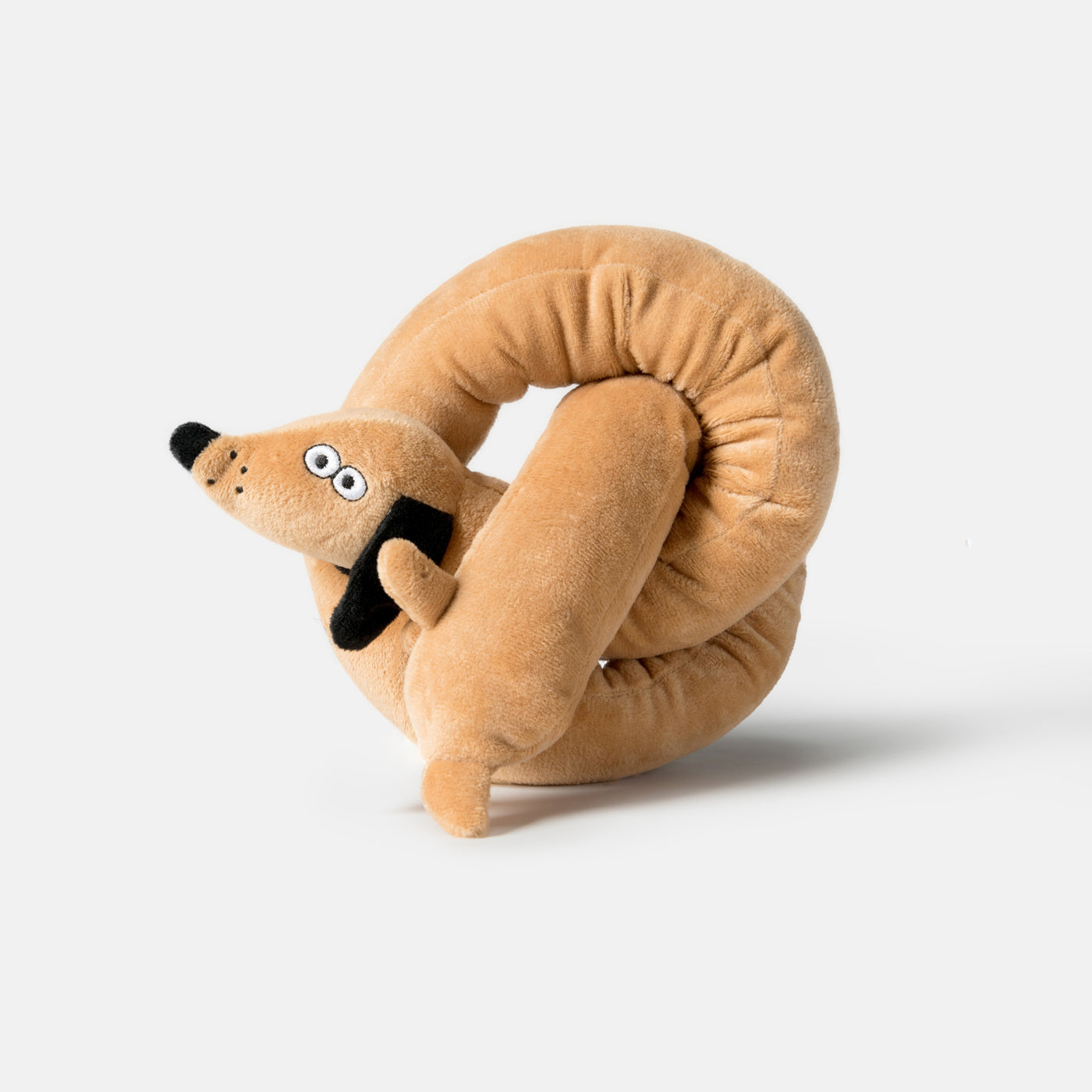 Baguette Squeaky Treat-Hiding Dog Toy