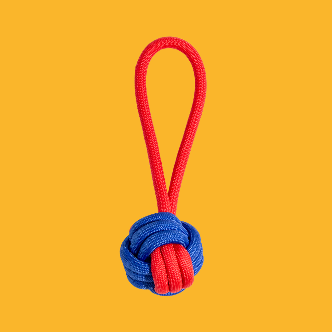 Rope Loop Knot Ball Dog Toy