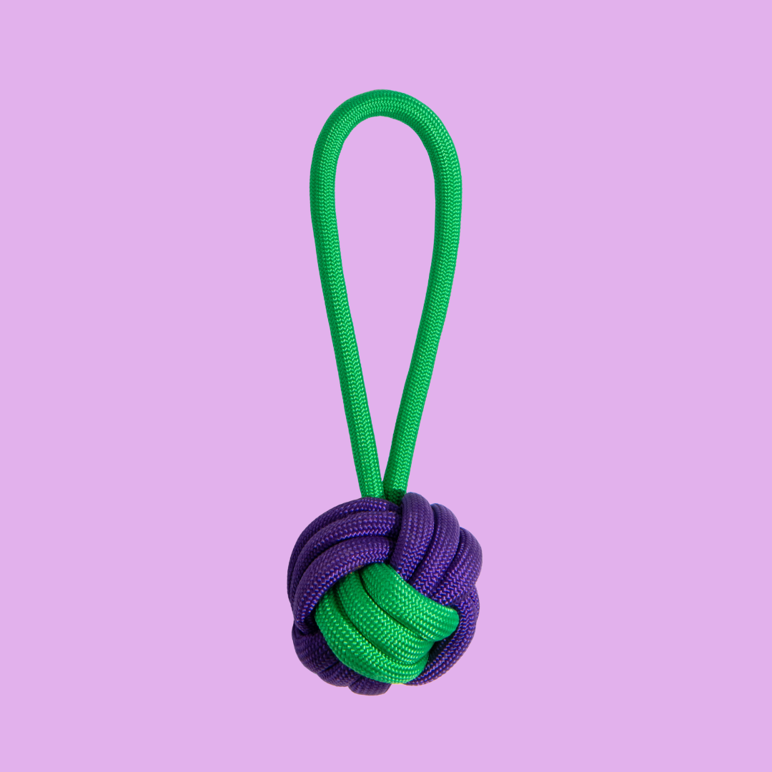Rope Loop Knot Ball Dog Toy