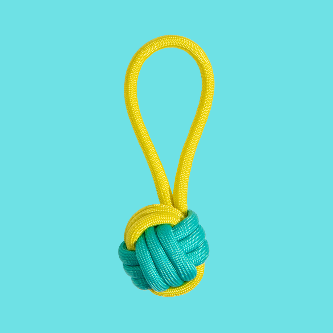 Rope Loop Knot Ball Dog Toy