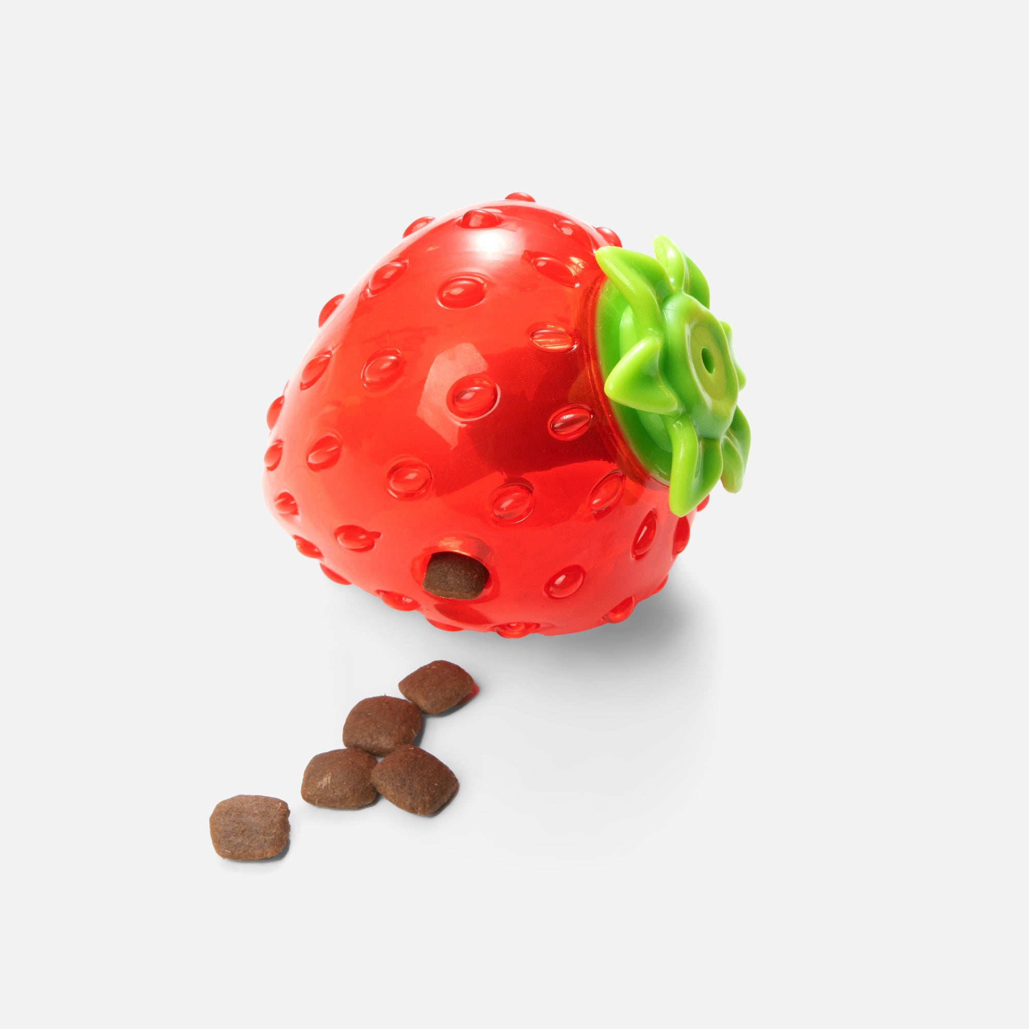 Strawberry Treat-Dispensing Chew Toy