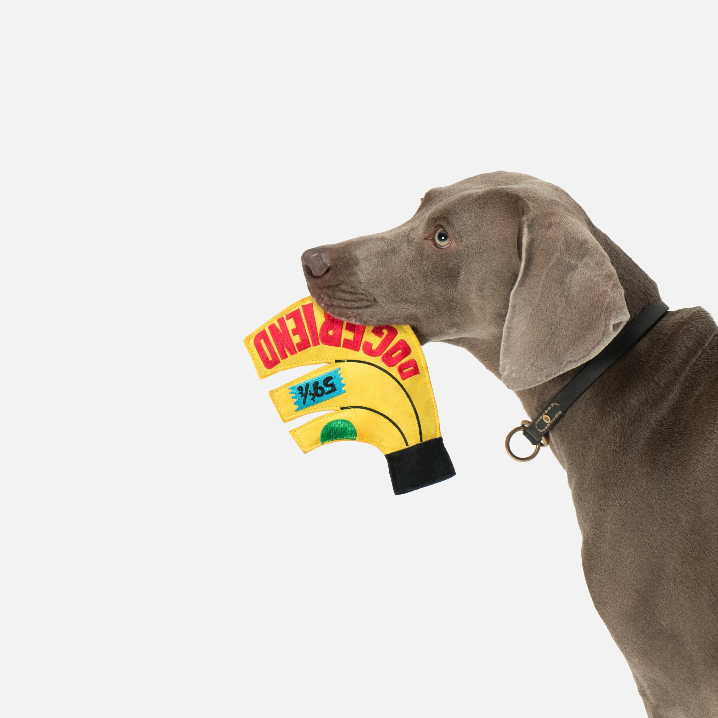 バナナ 鳴き笛＆カシャカシャ入り ソフトディスクトイ（犬用）