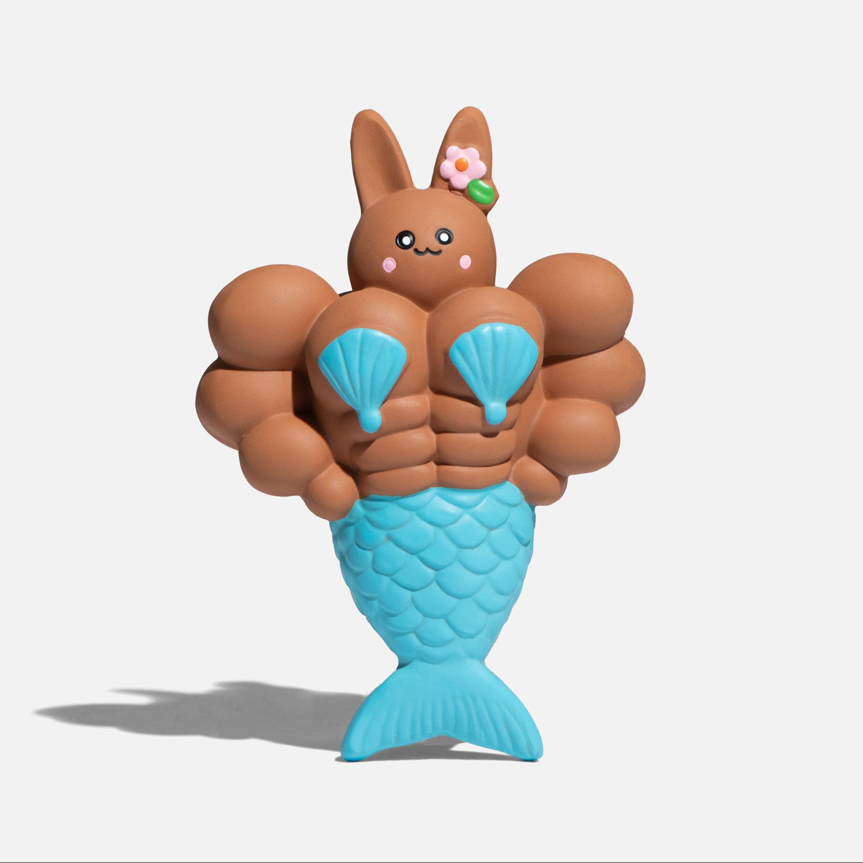 Mermaid Bunny Tough Chew Squeaky Toy