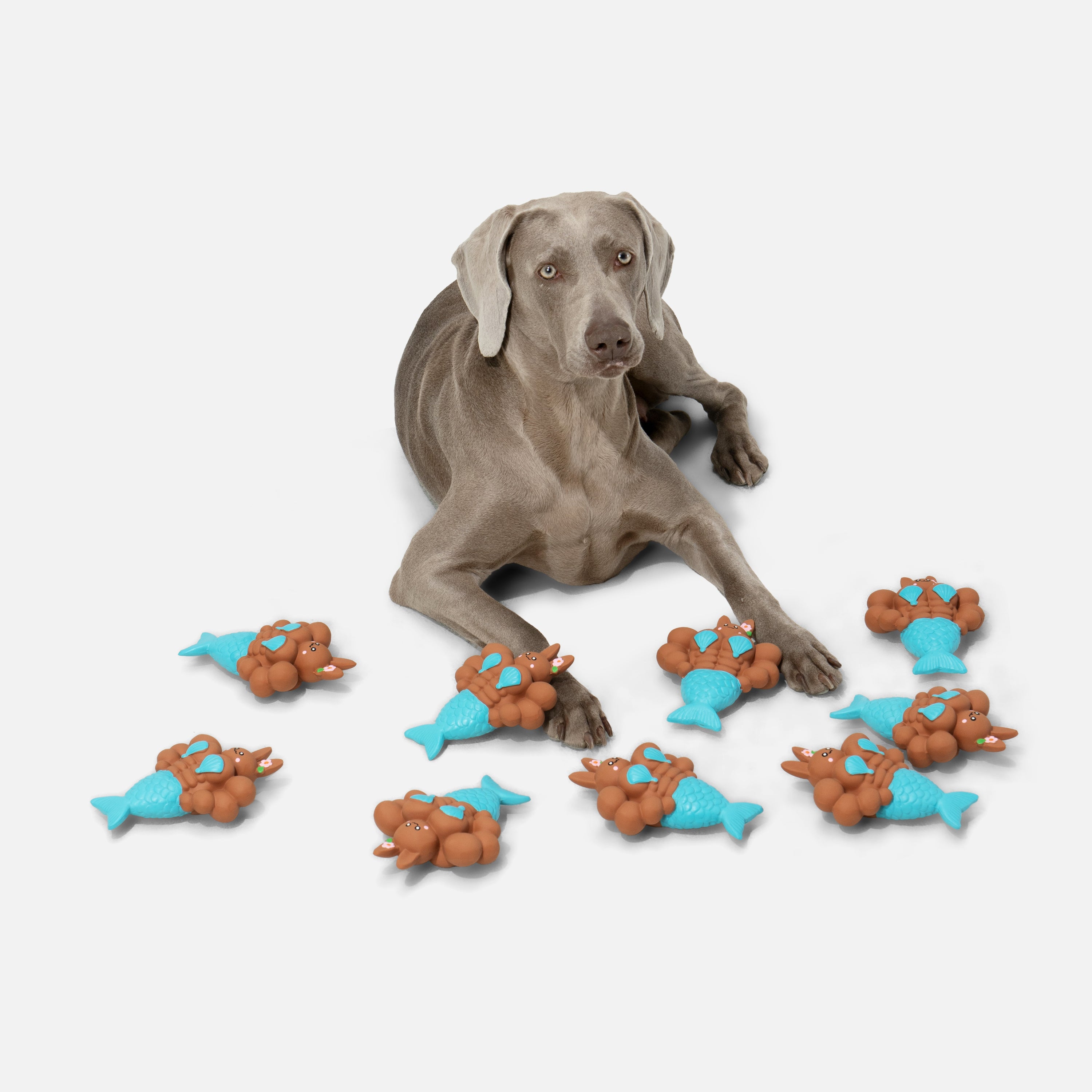 Mermaid Bunny Tough Chew Squeaky Toy