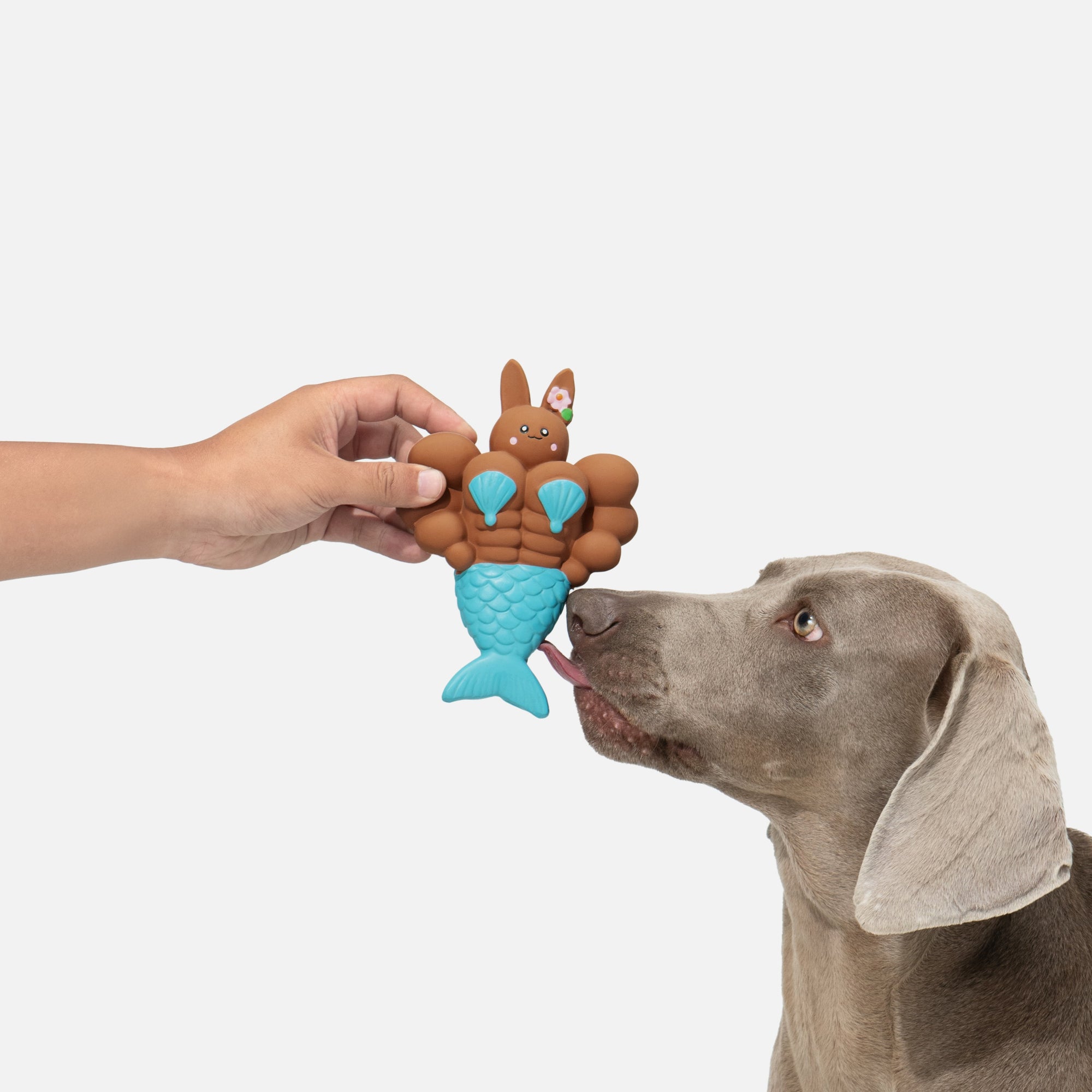 Mermaid Bunny Tough Chew Squeaky Toy
