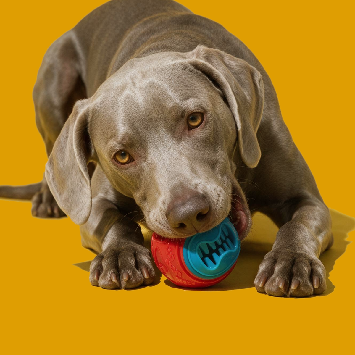 Chompy Treat-Dispensing Ball Dog Toy