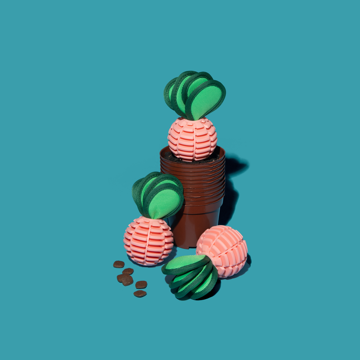 Radish Squeaky Chew Dog Toy