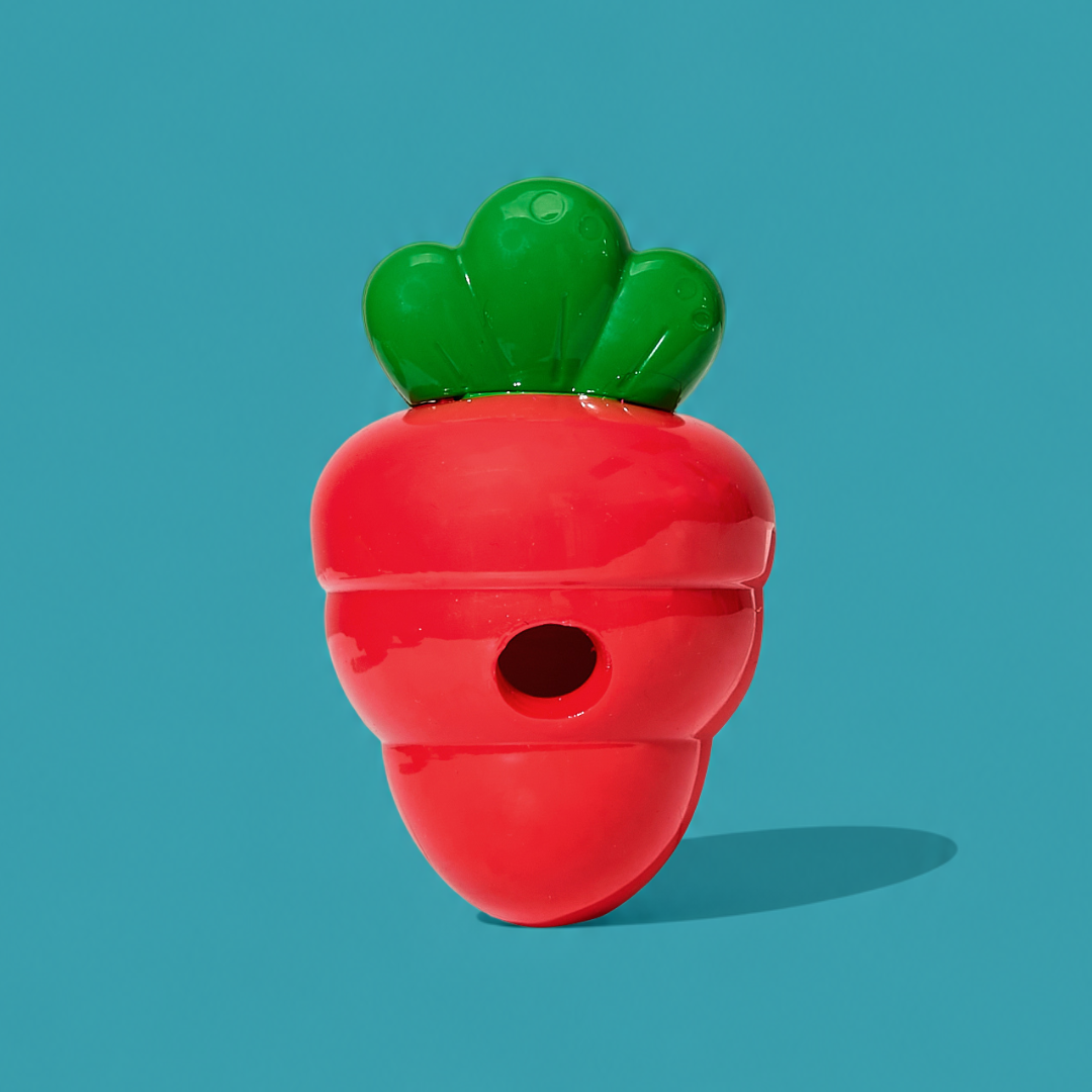 Carrot Treat-Dispensing Dog Toy